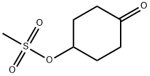 4-Oxocyclohexylmethanesulfonate Struktur