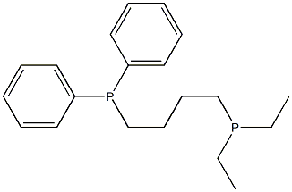 Phosphine, [4-(diethylphosphino)butyl]diphenyl- Struktur