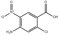 4-Amino-2-chloro-5-nitro-benzoic acid Struktur