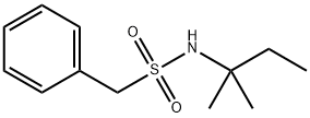 N-(2-methylbutan-2-yl)-1-phenylmethanesulfonamide Struktur