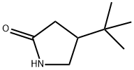 2-Pyrrolidinone, 4-(1,1-dimethylethyl)- Struktur