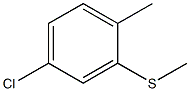 4-chloro-1-methyl-2-methylsulfanylbenzene Struktur