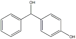 Benzenemethanol, 4-hydroxy-a-phenyl- Struktur