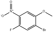 1-bromo-5-fluoro-2-methoxy-4-nitrobenzene Struktur