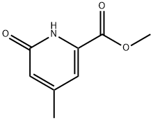 methyl 4-methyl-6-oxo-1,6-dihydro-2-pyridinecarboxylate Struktur