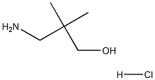 3-amino-2,2-dimethylpropan-1-ol:hydrochloride Struktur