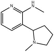 Methyl-[3-(1-methyl-pyrrolidin-2-yl)-pyridin-2-yl]-amine Struktur