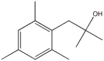 2-methyl-1-(2,4,6-trimethylphenyl)propan-2-ol Struktur