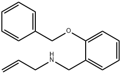 {[2-(benzyloxy)phenyl]methyl}(prop-2-en-1-yl)amine Struktur