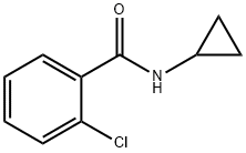 Benzamide, 2-chloro-N-cyclopropyl- Struktur