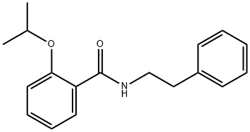 2-isopropoxy-N-(2-phenylethyl)benzamide Struktur