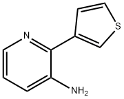 2-(thiophen-3-yl)pyridin-3-amine Struktur