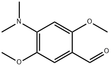 4-(dimethylamino)-2,5-dimethoxybenzaldehyde Struktur