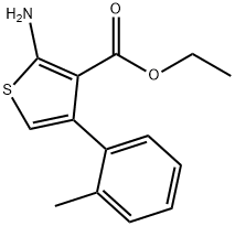 ETHYL 2-AMINO-4-(O-TOLYL)THIOPHENE-3-CARBOXYLATE 結(jié)構(gòu)式