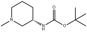 (S)-tert-butyl (1-methylpiperidin-3-yl)carbamate Struktur