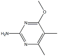 4-methoxy-5,6-dimethylpyrimidin-2-amine Struktur