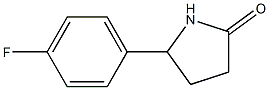 5-(4-Fluorophenyl)pyrrolidin-2-one Struktur