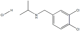 [(3,4-dichlorophenyl)methyl](propan-2-yl)amine hydrochloride Struktur