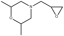 Morpholine,2,6-dimethyl-4-(2-oxiranylmethyl)- Struktur