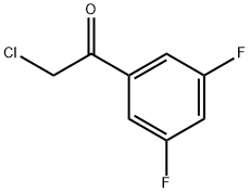 Ethanone, 2-chloro-1-(3,5-difluorophenyl)- Struktur