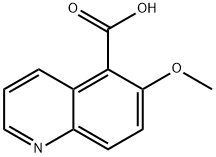 6-methoxyquinoline-5-carboxylic acid Struktur