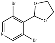 3,5-Dibromo-4-(1,3-dioxolan-2-yl)pyridine