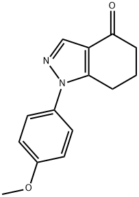 1-(4-METHOXYPHENYL)-1,5,6,7-TETRAHYDROINDAZOL-4-ONE Struktur