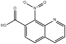 8-nitroquinoline-7-carboxylic acid Struktur