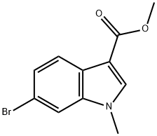 METHYL 5-BROMO-1-METHYL-1H-INDOLE-3-CARBOXYLATE Struktur