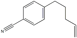 Benzonitrile, 4-(4-pentenyl)- Struktur