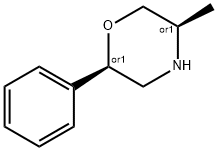 (2R,5R)-5-methyl-2-phenylmorpholine Struktur