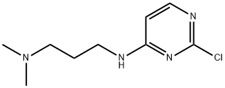 2-chloro-N-[3-(dimethylamino)propyl]pyrimidin-4-amine Struktur