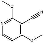 3-Pyridinecarbonitrile, 2,4-dimethoxy- Struktur