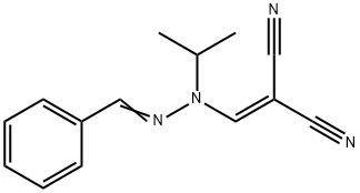 2-((2-benzylidene-1-isopropylhydrazinyl)methylene)malononitrile