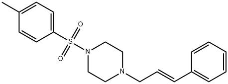 1-cinnamyl-4-tosylpiperazine Struktur