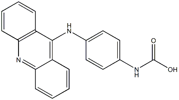 Carbamic acid,[4-(9-acridinylamino)phenyl]- (9CI) Struktur