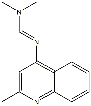 Methanimidamide,N,N-dimethyl-N'-(2-methyl-4-quinolinyl)- Struktur