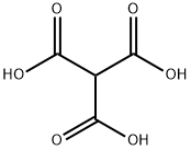 Methanetricarboxylic acid Struktur