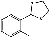 2-(2-fluorophenyl)-1,3-thiazolidine Struktur