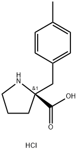 (S)-alpha-(4-methylbenzyl)-proline-HCl Struktur