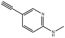 5-Ethynyl-N-methyl-2-pyridinamine Struktur