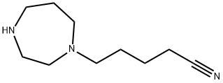 5-(1,4-diazepan-1-yl)pentanenitrile Struktur