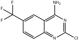 2-chloro-6-(trifluoromethyl)quinazolin-4-amine Struktur