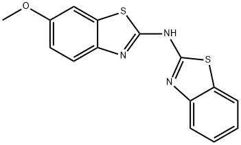 N-(benzo[d]thiazol-2-yl)-6-methoxybenzo[d]thiazol-2-amine Struktur