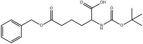 N-Boc-RS-2-Aminoadipic acid 6-(phenylmethyl) ester Struktur