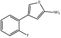 4-(2-Fluoro-phenyl)-thiophen-2-ylamine Struktur