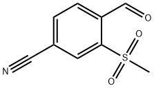 2-甲砜基-4-氰基苯甲醛 結(jié)構(gòu)式