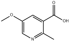 5-METHOXY-2-METHYLNICOTINIC ACID Struktur