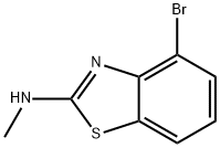 (4-Bromo-benzothiazol-2-yl)-methyl-amine Struktur