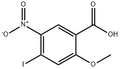 4-Iodo-2-methoxy-5-nitro-benzoic acid Struktur